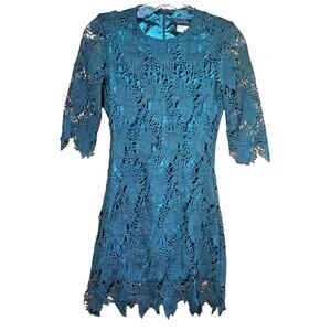 Green Lace Bodycon Dress Size XS